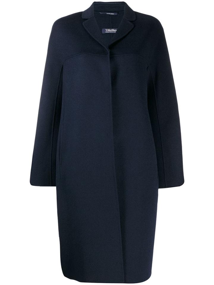 's Max Mara Cocoon Coat - Blue