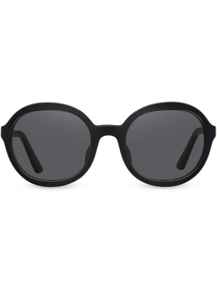 Prada Oversized Round Sunglasses - Black