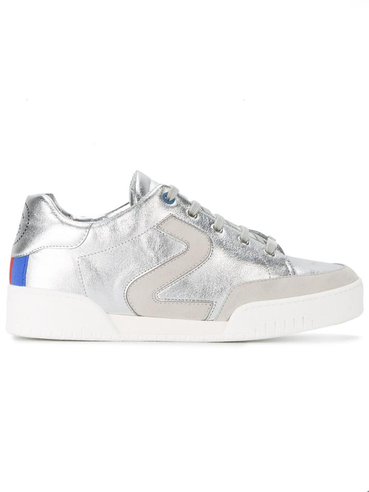 Stella Mccartney Silver Stella Sneakers - Metallic