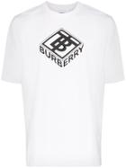 Burberry Logo-print Cotton T-shirt - White