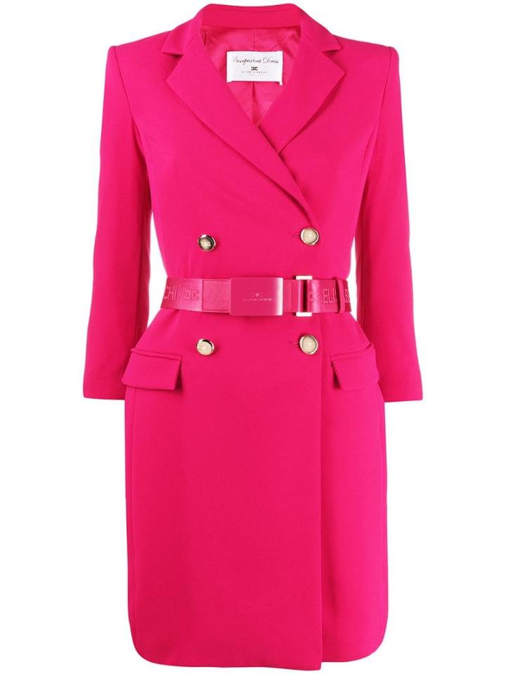 Elisabetta Franchi Blazer Dress - Pink