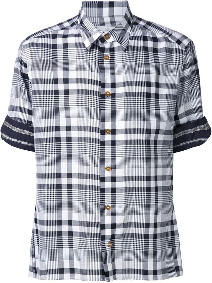 Vivienne Westwood Man Short Sleeve Tartan Shirt