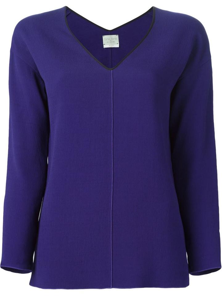 Forte Forte Textured V-neck Top