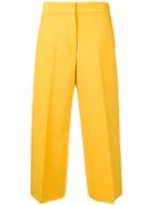Msgm Tailored Culottes - Yellow