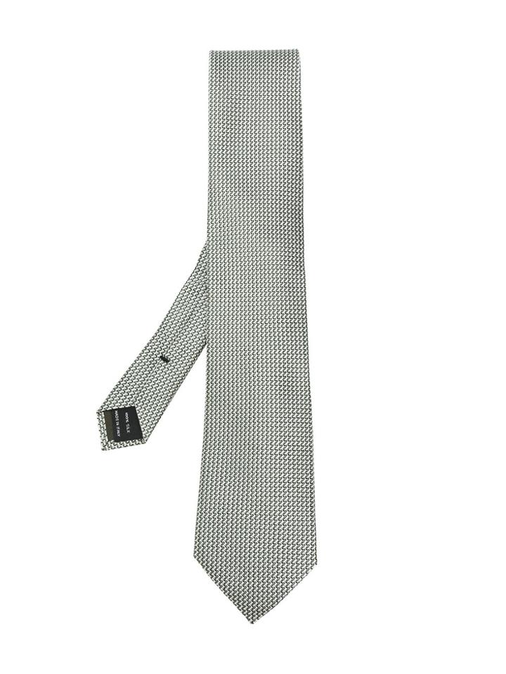 Tom Ford Woven Tie - Green