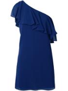 Alice+olivia One Shoulder Ruffled Dress