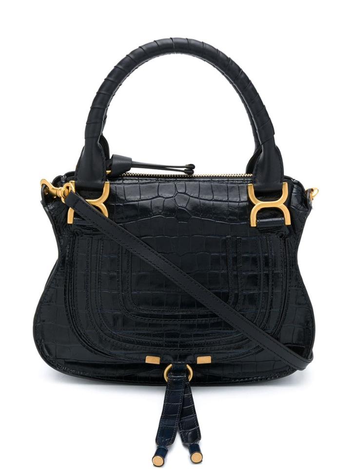 Chloé Marcie Top Handle Bag - Blue