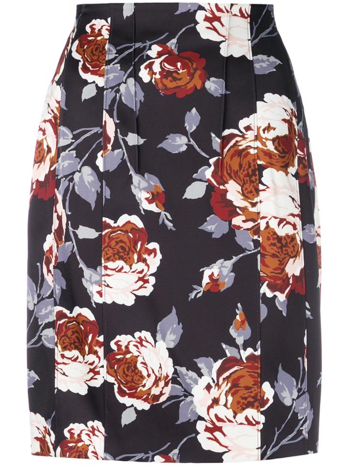Theory Hourglass High Waist Skirt - Black