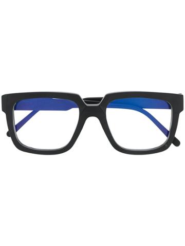 Kuboraum Two Tone Square Frame Glasses - Bm