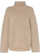 Toteme Cambride Knit Cashmere Turtleneck - Neutrals