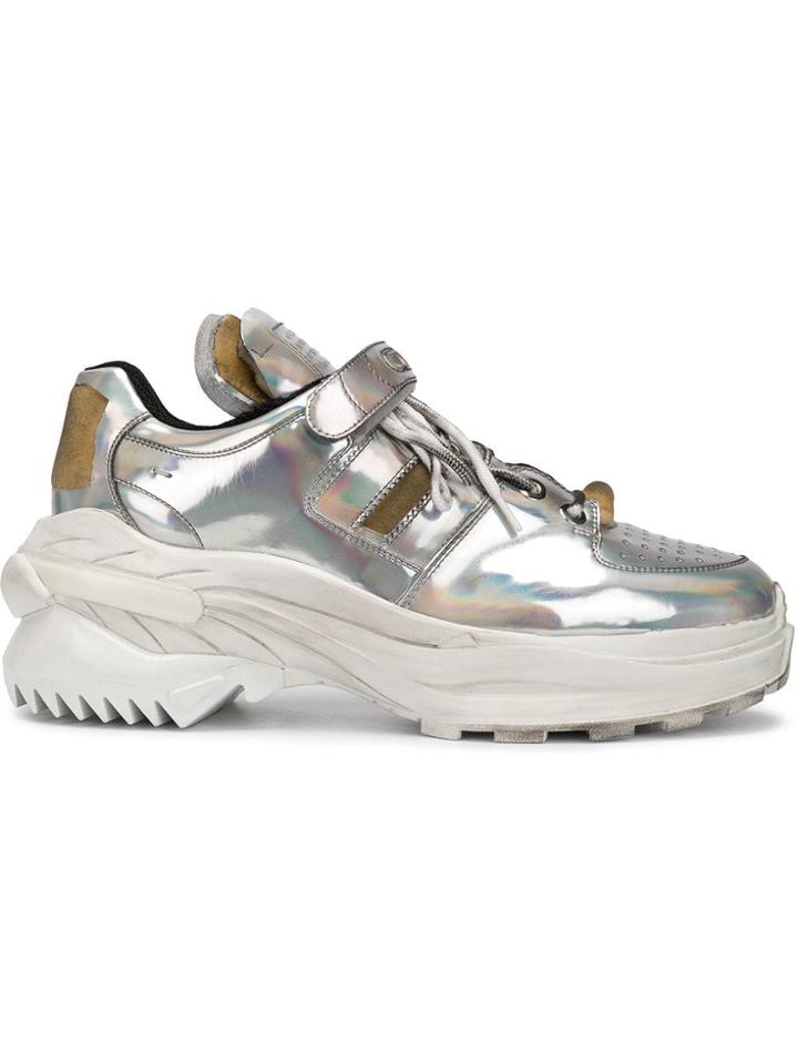 Maison Margiela Retro Fit Sneakers - Silver