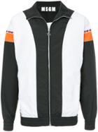 Msgm Colour-block Sports Jacket - White