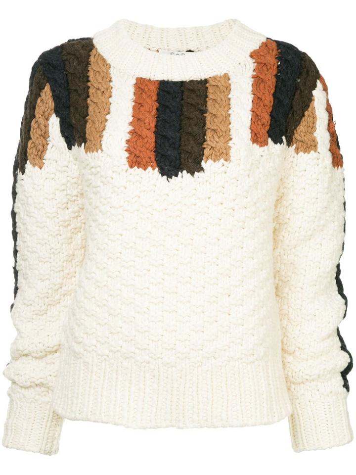 Sea Cable Knit Sweater - Neutrals