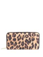 Liu Jo Leopard Print Continental Purse - Brown