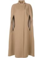Agnona Long Cape Coat - Nude & Neutrals