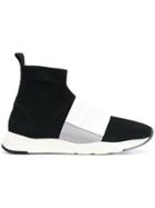 Balmain Sock Style Sneakers - Black