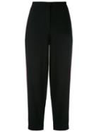 Dolce & Gabbana - Cropped Trousers - Women - Spandex/elastane/acetate/viscose - 44, Black, Spandex/elastane/acetate/viscose