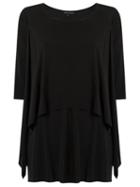 Gloria Coelho Round Neck Blouse, Women's, Size: Pp, Black, Viscose