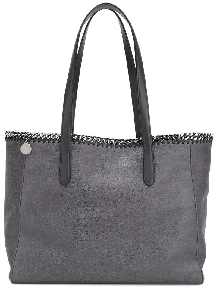 Stella Mccartney - Falabella Open Top Tote - Women - Artificial Leather/metal - One Size, Women's, Grey, Artificial Leather/metal