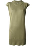 Mm6 Maison Margiela Sleeveless Knitted Tank, Women's, Size: Medium, Green, Cotton