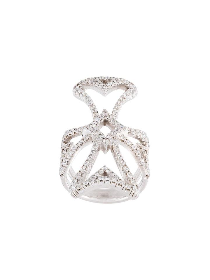 Loree Rodkin Maltese Cross Diamond Ring