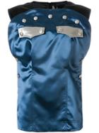 Calvin Klein 205w39nyc Button Embellished Blouse - Blue