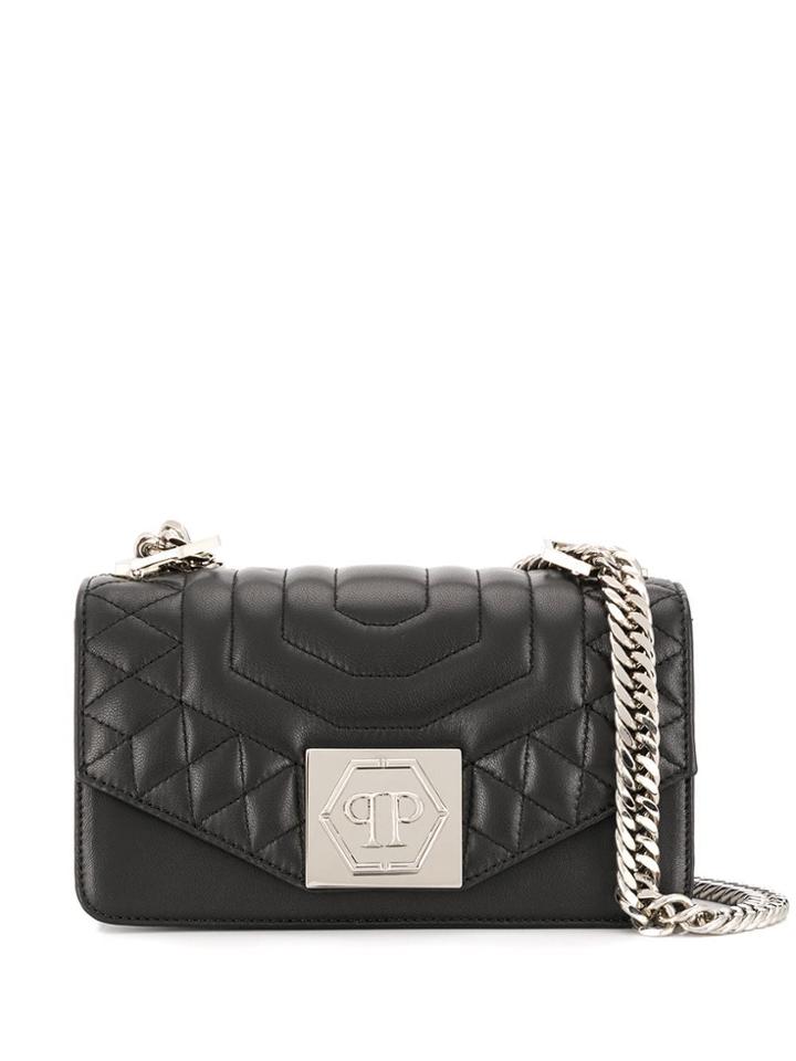 Philipp Plein Small Statement Shoulder Bag - Black
