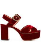 Charlotte Olympia Aristocat 90 Sandals - Red
