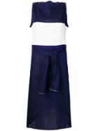 Daniela Gregis Striped Tank Dress - Blue