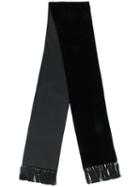 Dolce & Gabbana - Classic Fringed Scarf - Men - Silk/cotton - One Size, Black, Silk/cotton