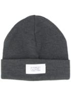 Givenchy Ribbed Beanie Hat - Grey