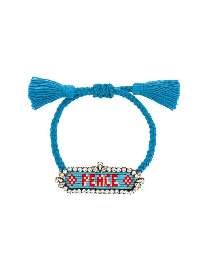 Shourouk 'peace' Bracelet, Women's, Blue