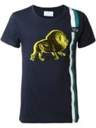 Yoshiokubo Mix Print T-shirt - Blue