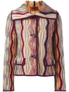 Missoni Vintage Patterned Striped Jacket, Women's, Size: 44
