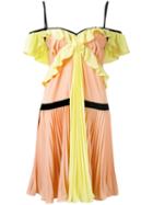Crepe Georgette Pleated Dress - Women - Polyester/spandex/elastane - 44, Polyester/spandex/elastane, Marco Bologna