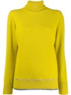 Fabiana Filippi Roll-neck Fitted Sweater - Yellow