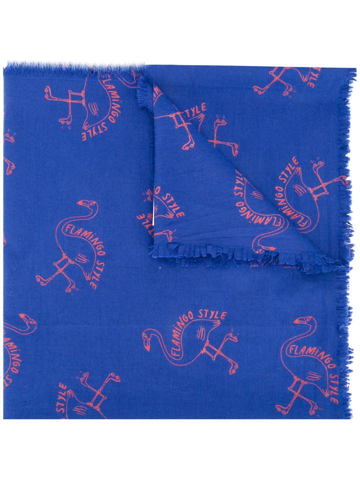 Bobo Choses Flamingo Scarf, Girl's, Blue
