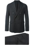 Dsquared2 Napoli Checked Two-piece Suit, Men's, Size: 46, Grey, Virgin Wool/polyester/viscose