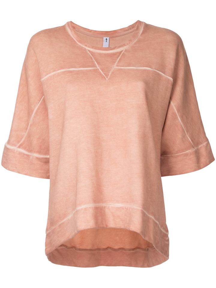 The Upside Sweat T-shirt - Yellow & Orange