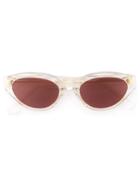 Retrosuperfuture 'drew Crystal' Sunglasses - Nude & Neutrals