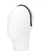No21 Studded Hairband, Women's, Grey, Polyester/brass/metal/glass