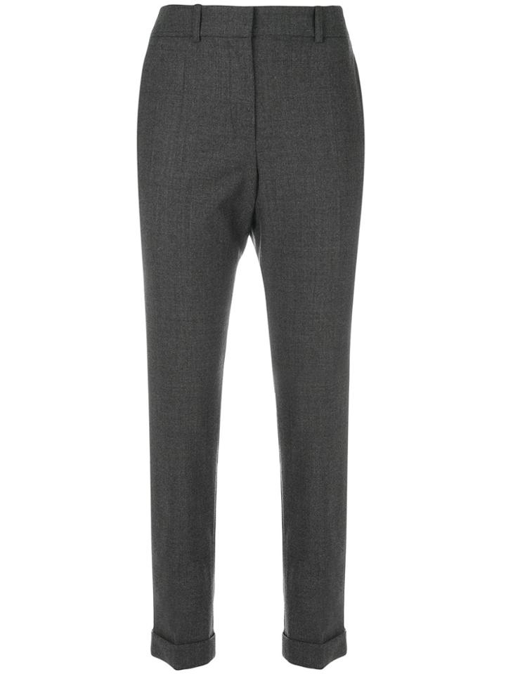 Paule Ka Slim High Waist Trousers - Grey