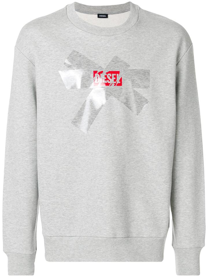 Diesel S-bay-sa Sweatshirt - Grey