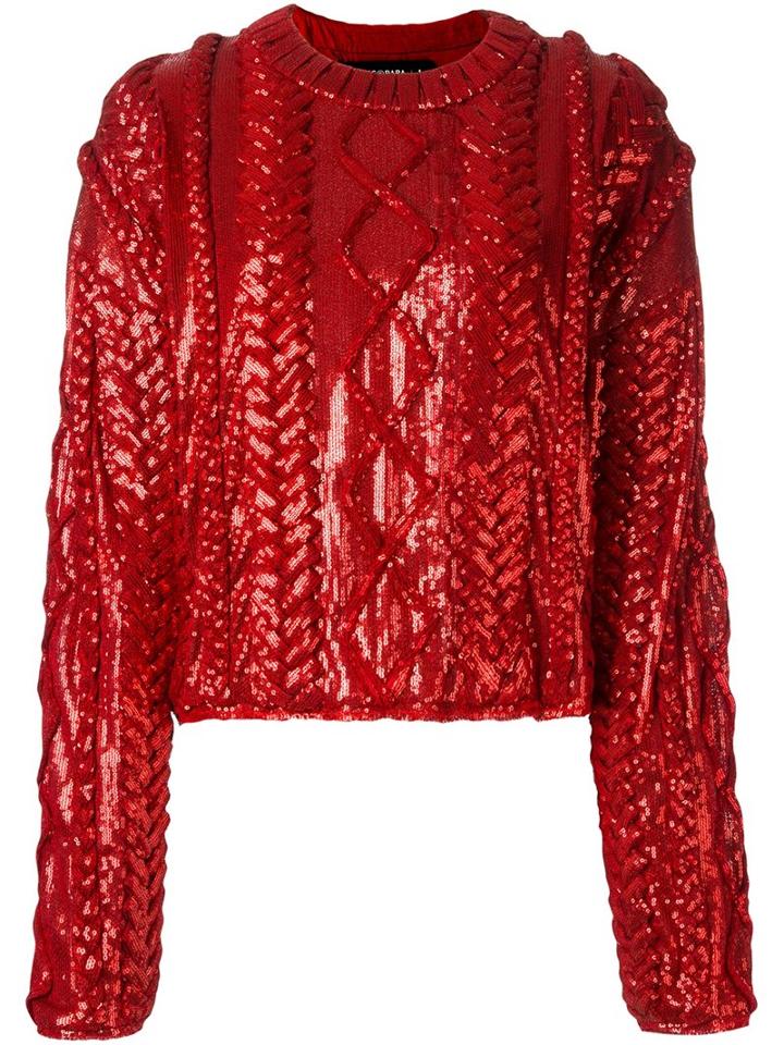 Filles A Papa 'alba' Sweater, Women's, Size: 2, Red, Viscose