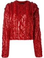 Filles A Papa 'alba' Sweater, Women's, Size: 2, Red, Viscose