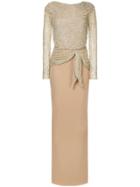 Rachel Gilbert Jamilla Gown - Neutrals