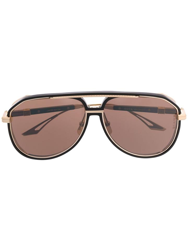 Dita Eyewear Interchangeable Temple Sunglasses - Black