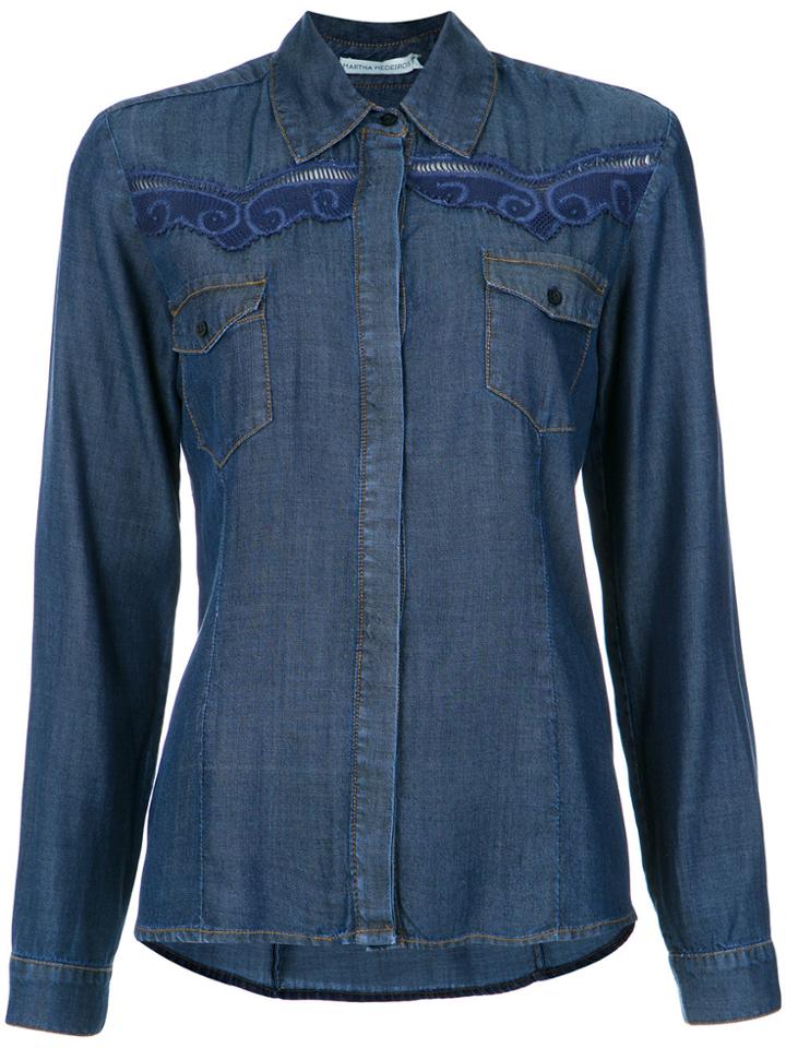 Martha Medeiros Mica Denim Shirt - Blue