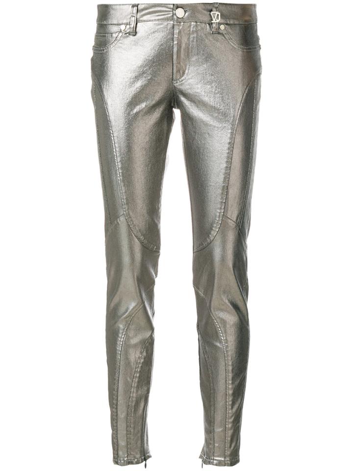 Versace Jeans Metallic Skinny Jeans