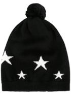 Chinti & Parker Star Intarsia Hat - Black